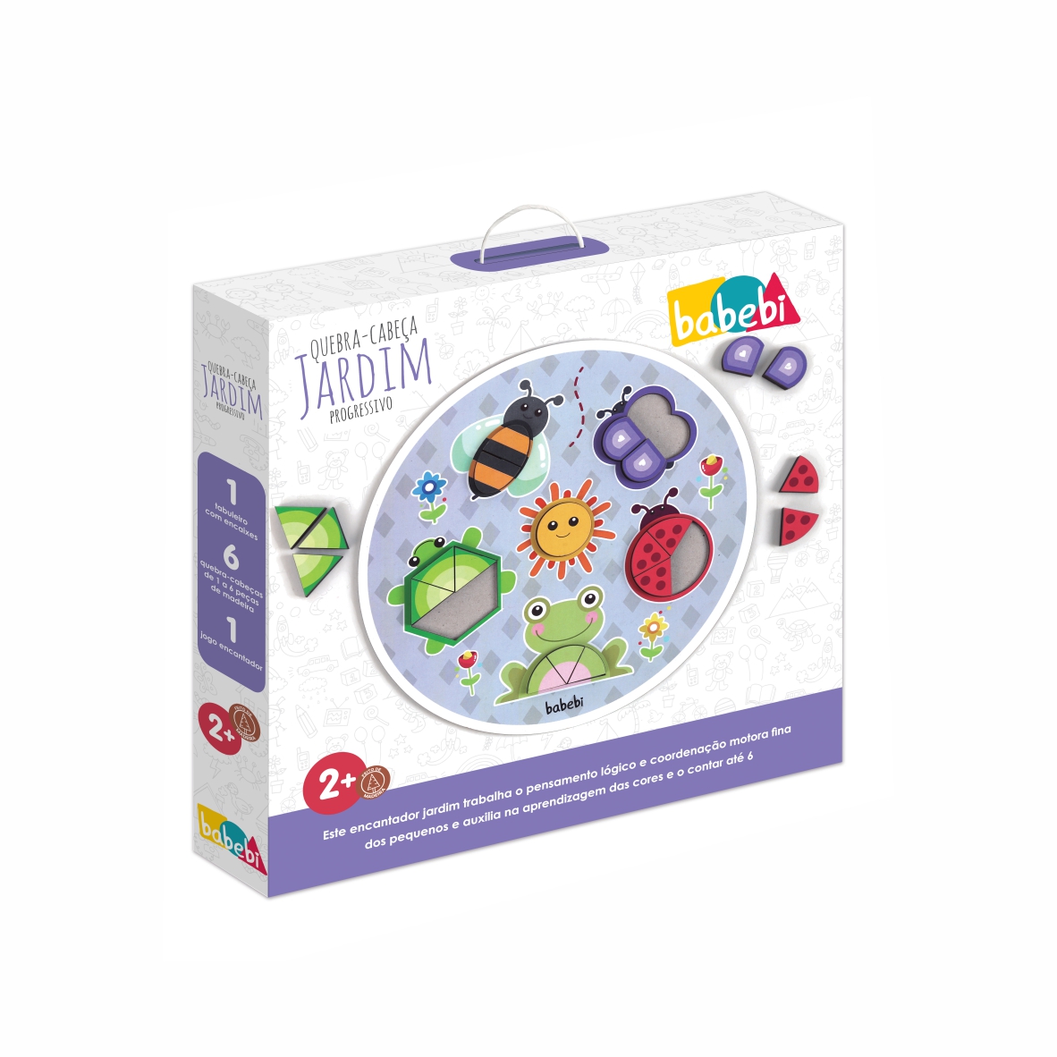 Brinquedo Educativo Babebi Mini Quebra-cabeça Progressivo - Game1 -  Esportes & Diversão