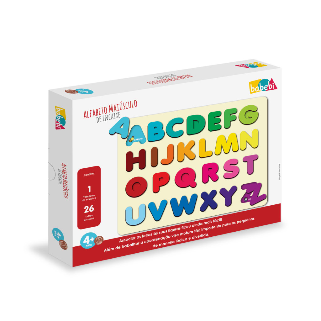 Lousa Magnética Alfabeto  Mini Cientista Brinquedos - Brinquedos